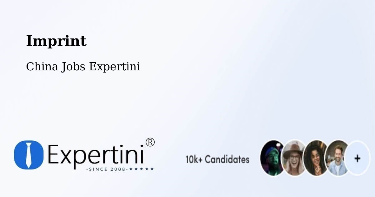 Imprint – Yichang - China Jobs Expertini